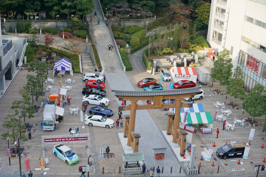 トヨタのサポカー展示会