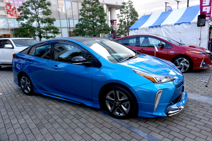 トヨタのサポカー展示会（プリウス）