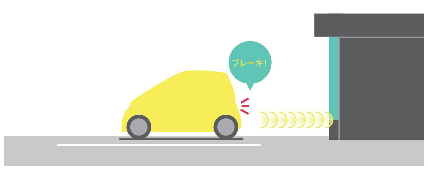 パーキングサポートブレーキ(前後方静止物)