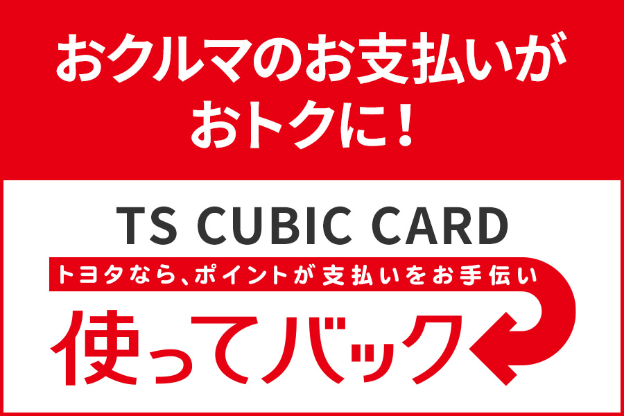 TS CUBICカード「使ってバック」