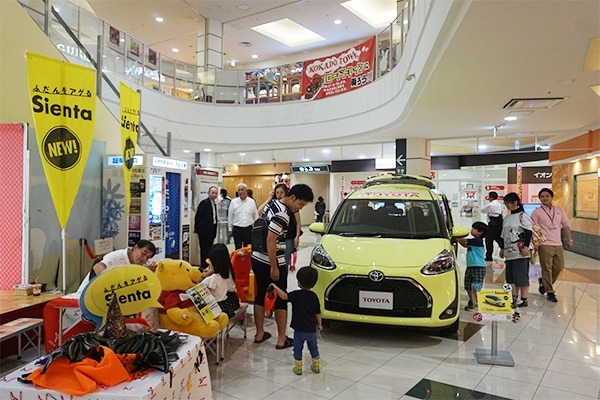 シエンタ展示会 イオンモール小山 栃木トヨタ